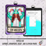Load image into Gallery viewer, The Unicorn Tarot Card Design

