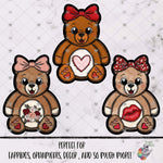 Load image into Gallery viewer, Valentine Teddy Bear Design Bundle
