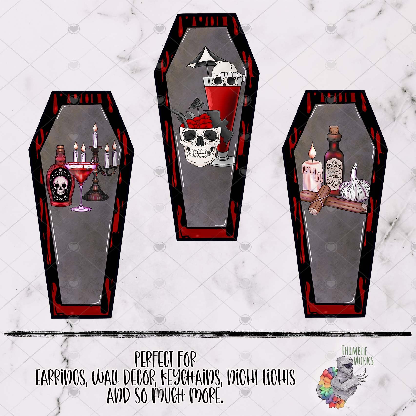 Vampire Coffin Design Bundle