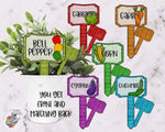 Load image into Gallery viewer, Vegetable Bundle 1 Garden Stake Design Bundle
