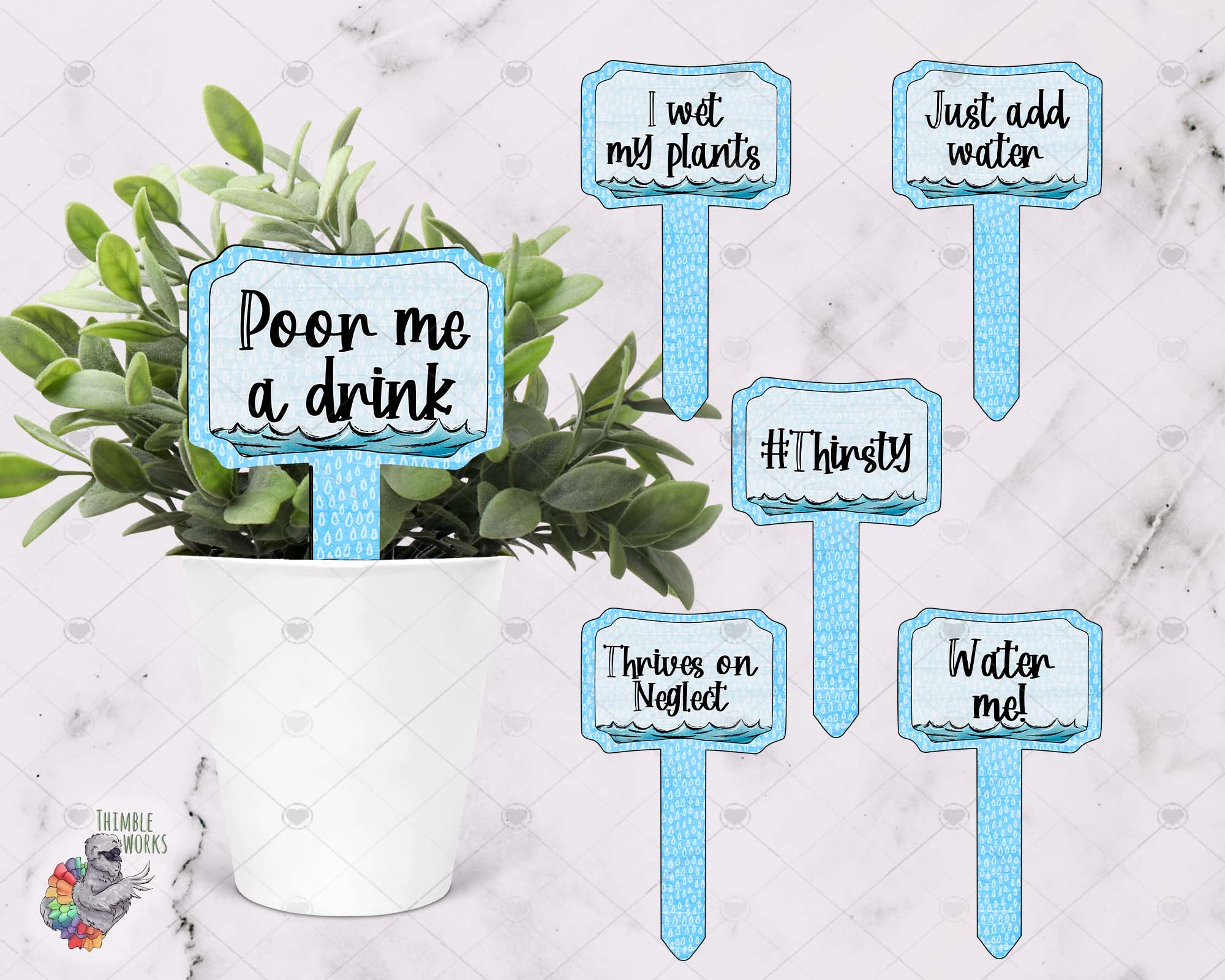 Water Garden Stake Design Bundle