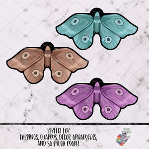 Watercolor Moth Design Bundle