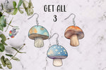 Load image into Gallery viewer, Watercolor Chubby Mushroom Sublimation Design Bundle
