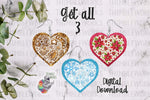 Load image into Gallery viewer, Winter Hearts Design Bundle
