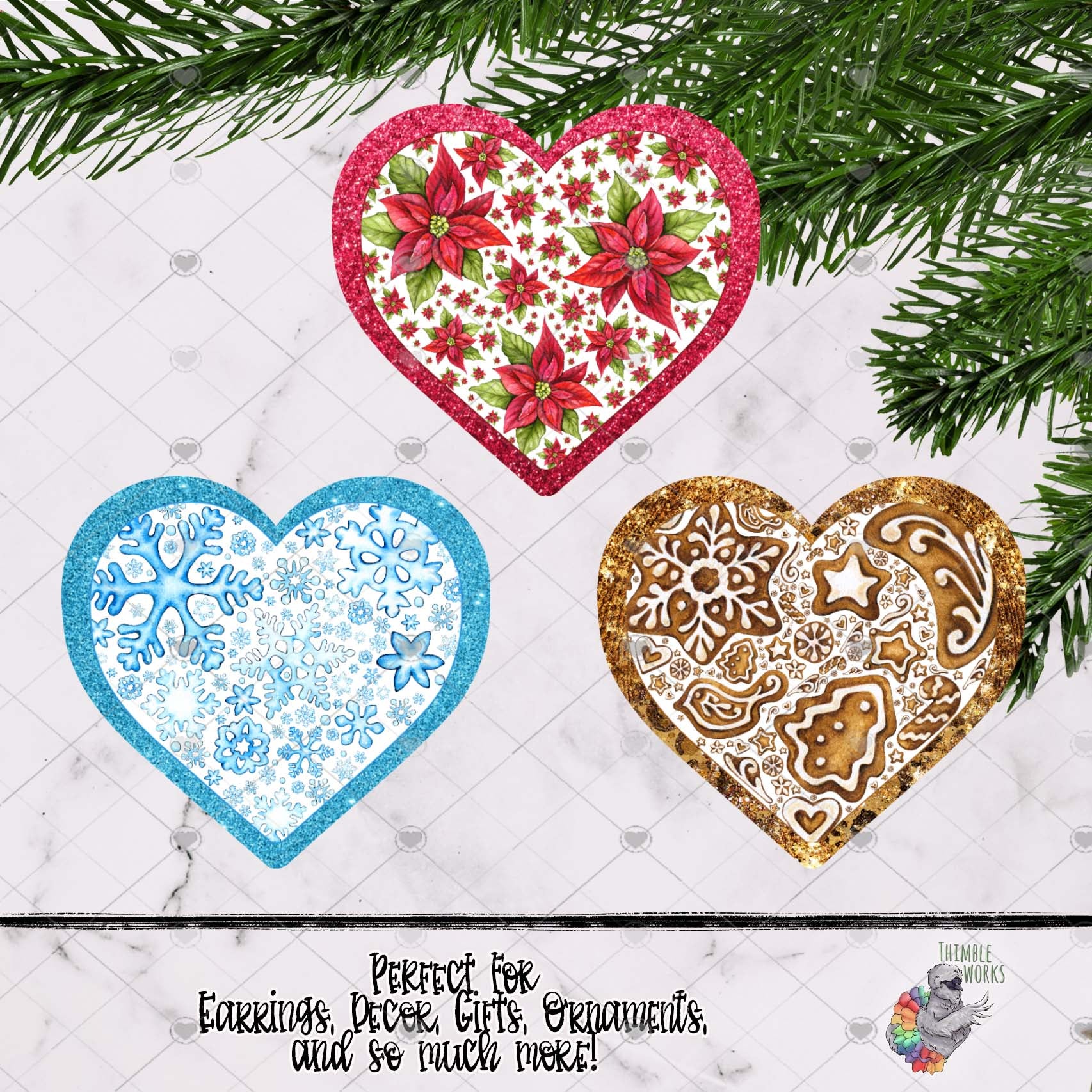 Winter Hearts Design Bundle