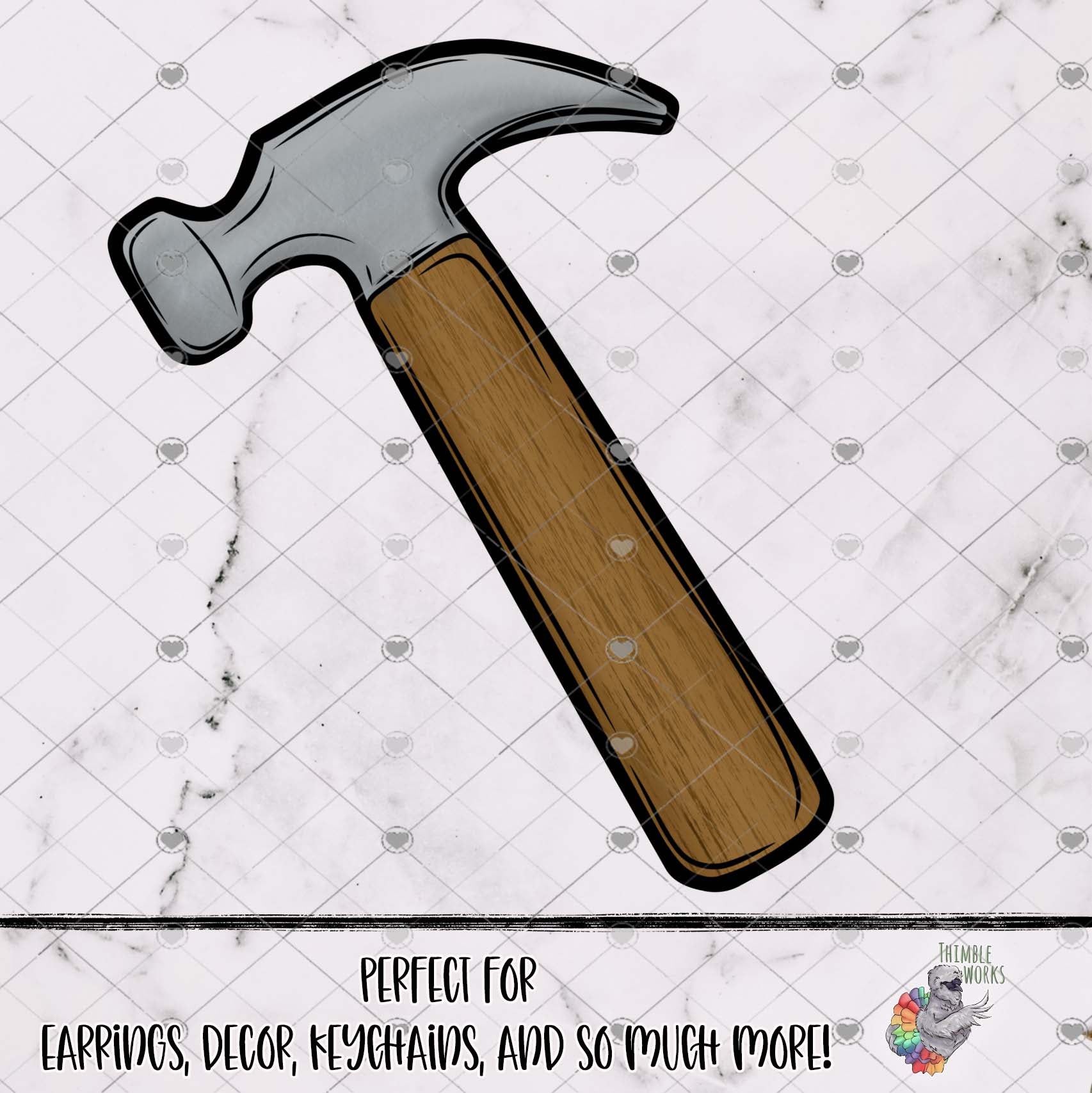 Wooden Handled Hammer Design