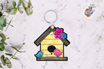 Load image into Gallery viewer, Yellow Birdhouse Sublimation Design
