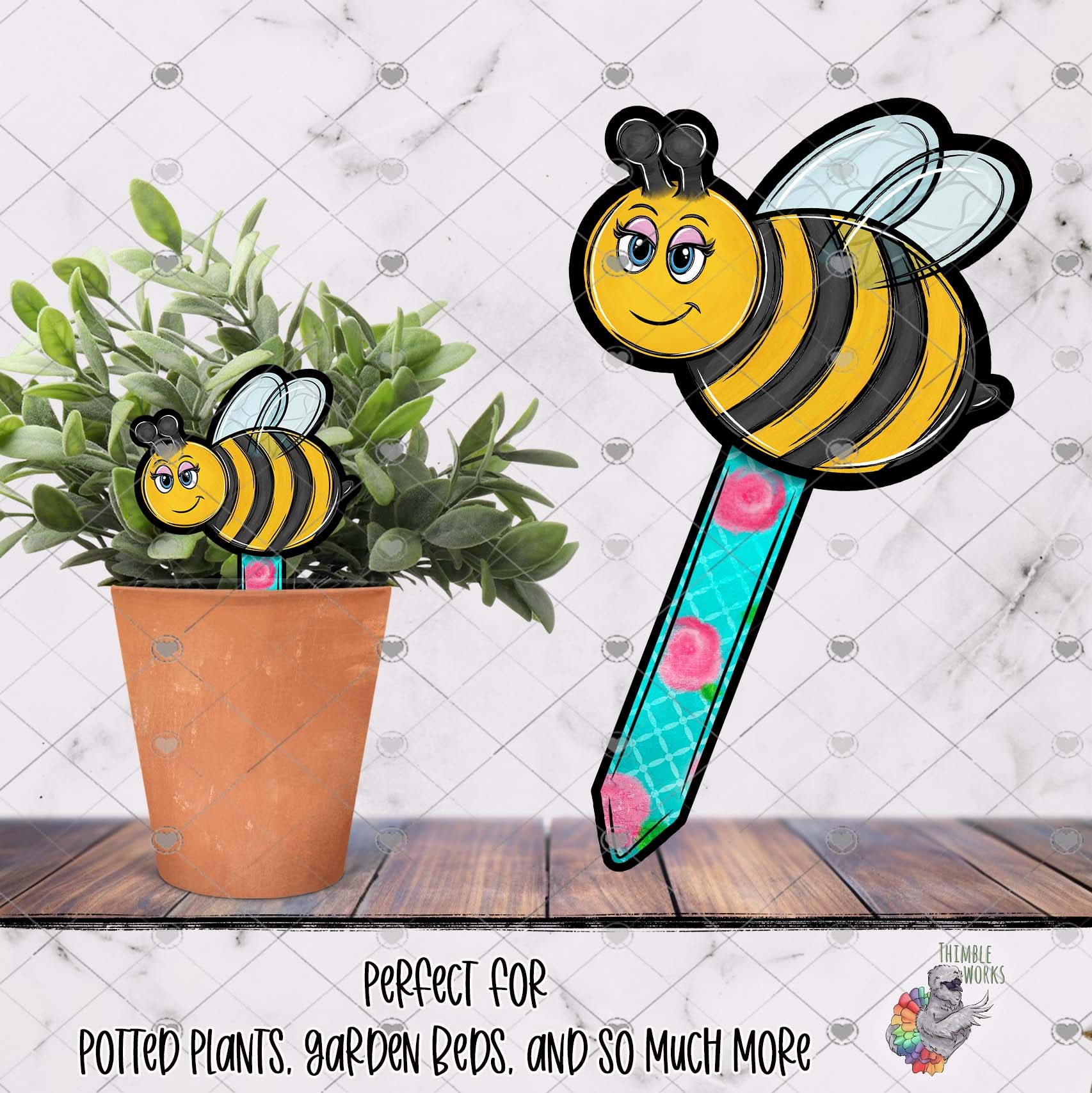 Bee Garden Stake Design