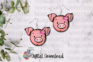 Pig Head Sublimation Design