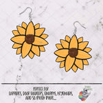 Load image into Gallery viewer, Sunflower Sublimation Design
